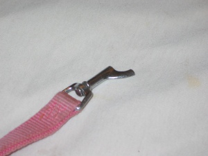 Broken leash clasp